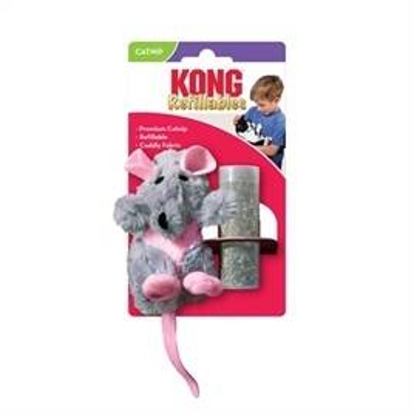KONG KAT CATNIP RAT 9,5X3X5 CM