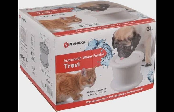 DRINKFONTEIN TREVI ROND WIT