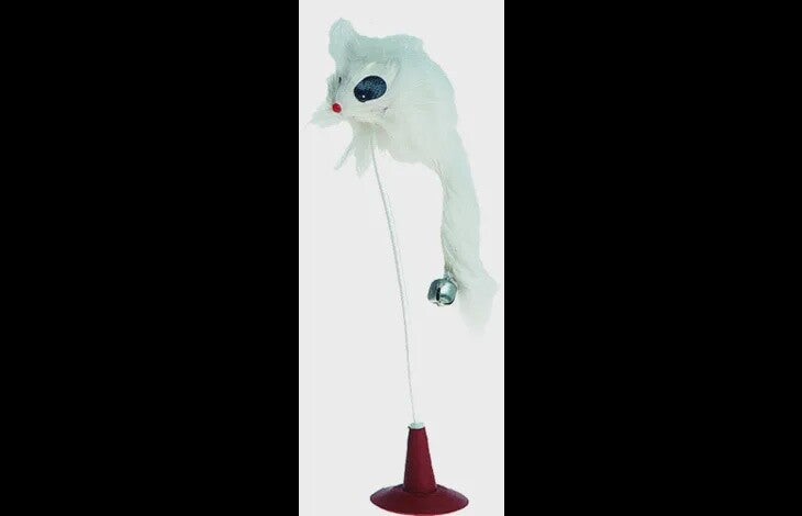 SPEELGOED NIKAU MUIS STOK WIT