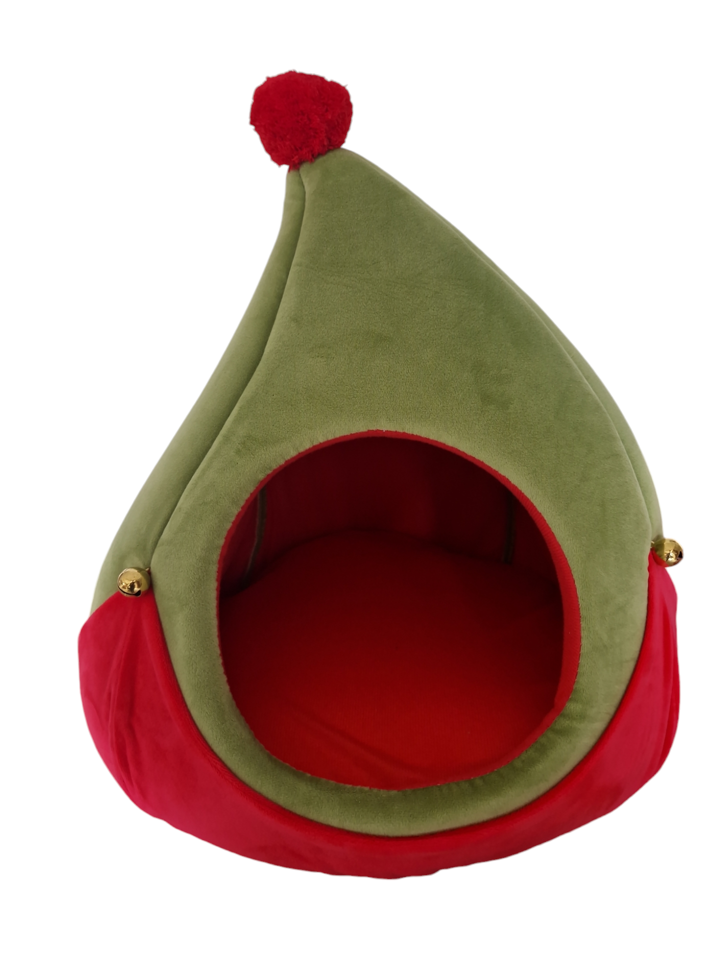 Slaapplek hond en kat Xmas elf hoed 45x42x47cm.