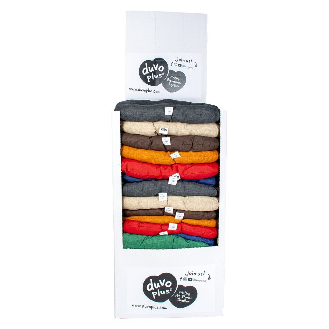 Ovaal kussen doorstikt mellow rainbow winter 65x45x7cm