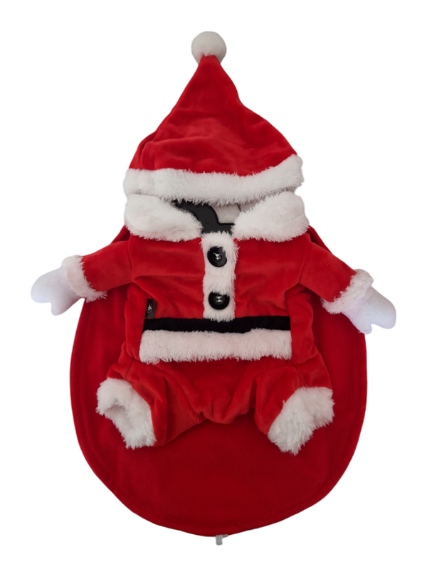 Honden kledij kerstman kleding maat 30