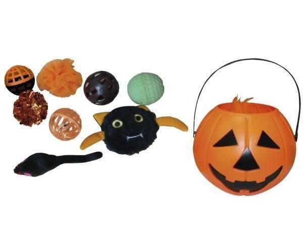 Croci Halloween Tricky Or Treats Pompoen Kattenspeelgoed