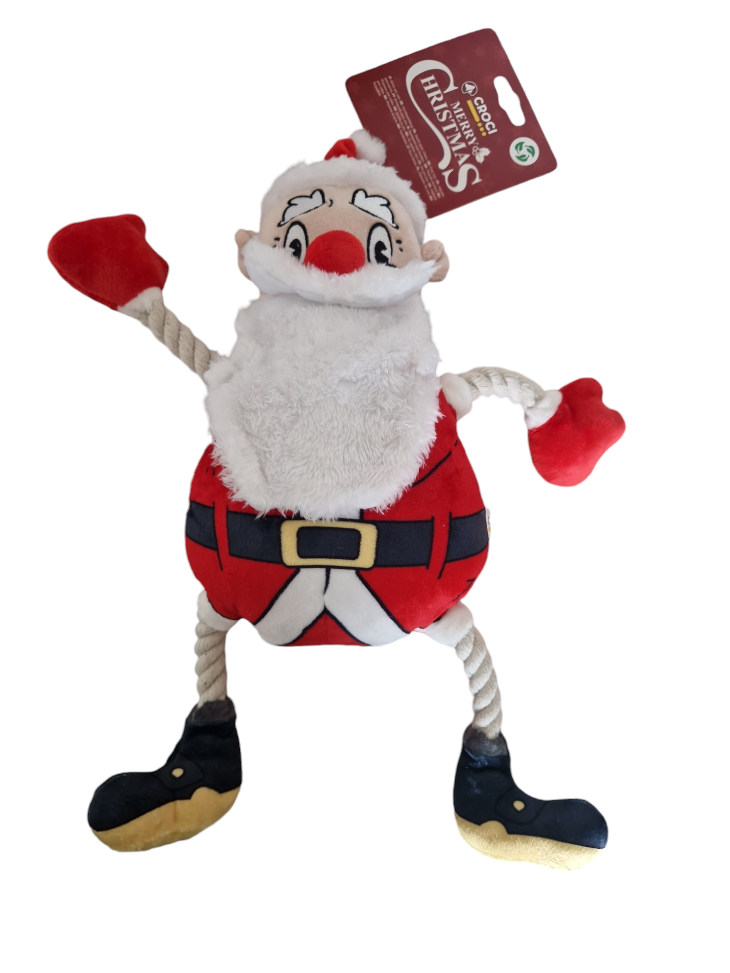 Hondenspeelgoed Xmas kerstman 33cm