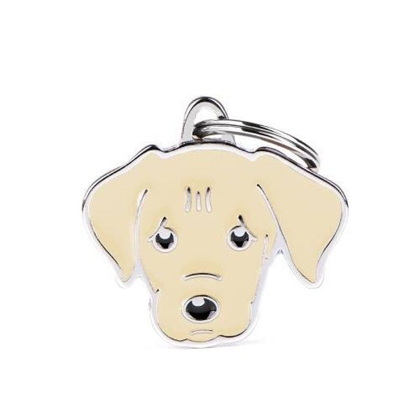 Friends Cream Labrador ID Tag