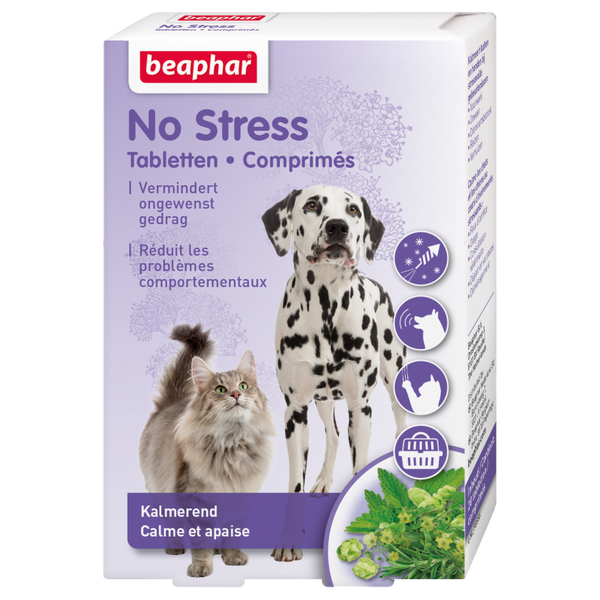Beaphar No Stress Tabletten hond/kat 20 tabletten