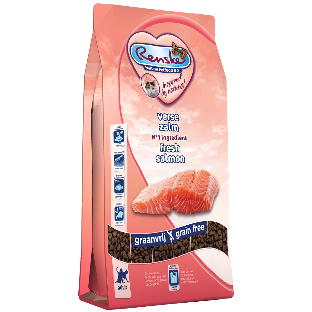 Renske Super Premium droog kat adult zalm 1,5kg
