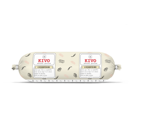 Kivo 4 vissoorten mix 500 gram
