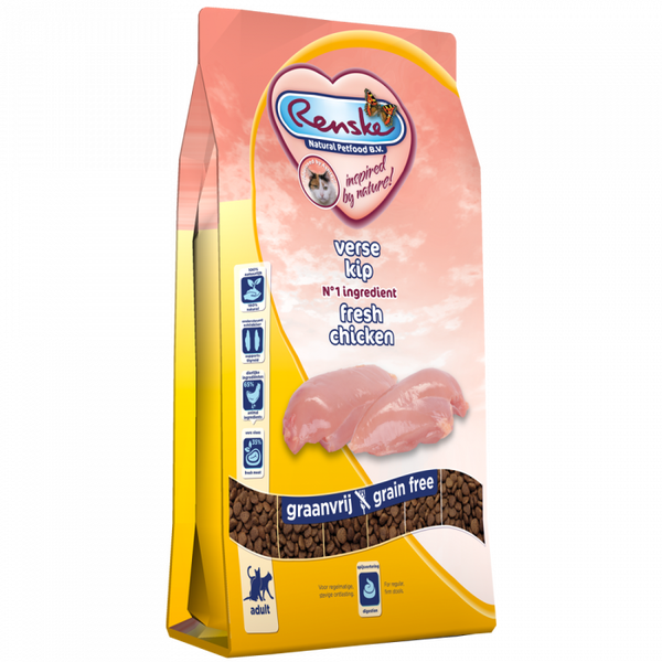 Renske Super Premium droog kat adult kip 1,5kg