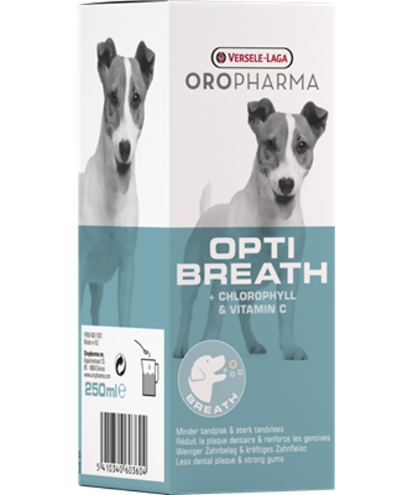 Versele-Laga Oropharma Opti Breath Ademgeur - Voedingssupplement - Gebit - 250 ml