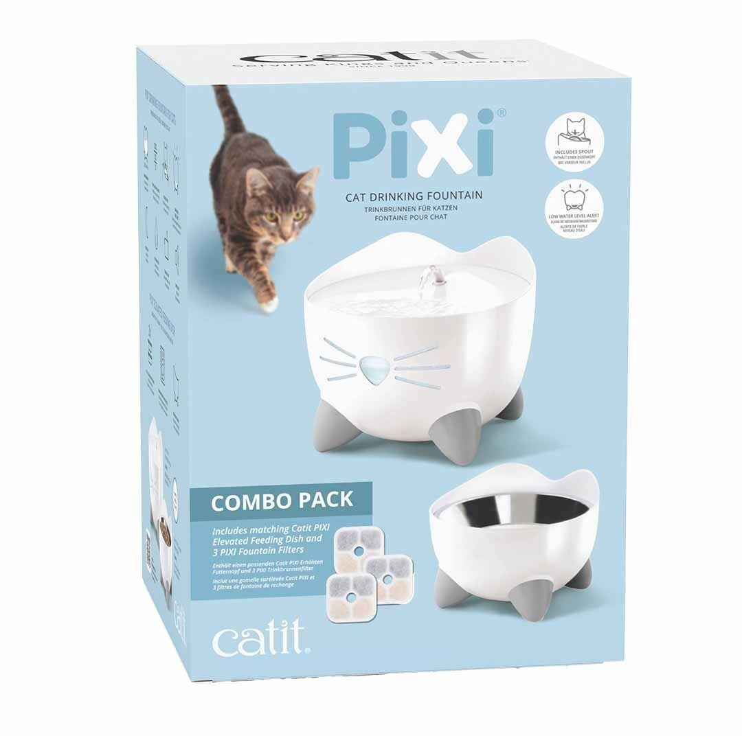 Catit Pixi drinkfontein combo kit Wit