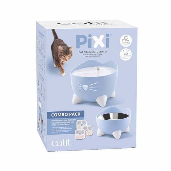 Catit Pixi drinkfontein combo kit Blauw