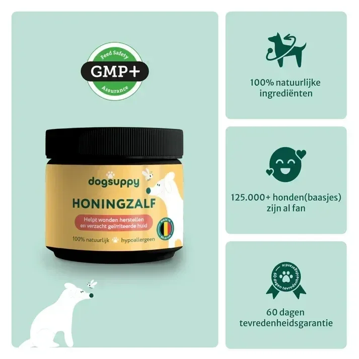 Dogsuppy Honingzalf | 100% natuurlijk | 125ml