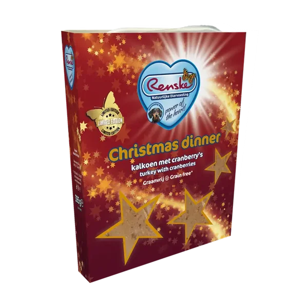 Renske vers hond adult limited kerstdiner 395gr