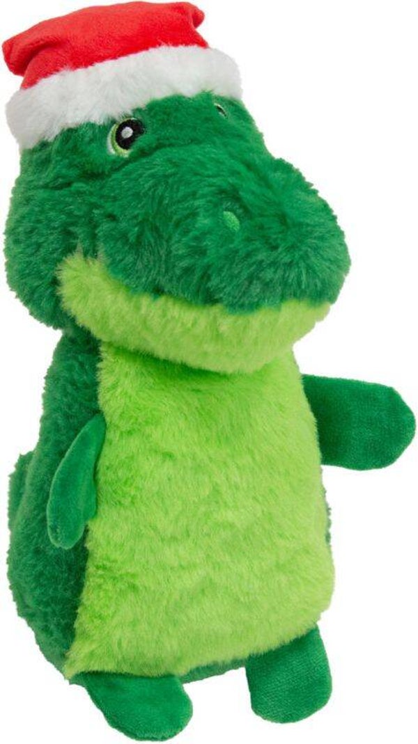 Jack & Vanilla Hondenspeelgoed Krokodil 26 cm Groen met Pieper