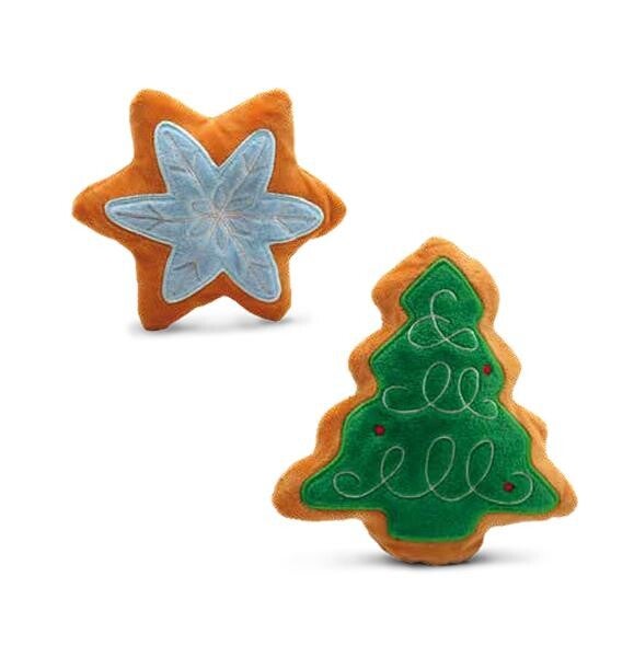 Honden speelgoed kerstboom/ster 15cm