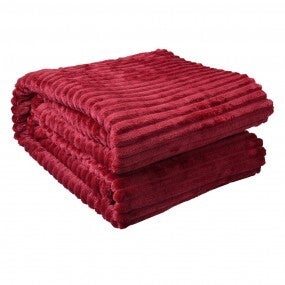 Deken Xmas Soft Rood 100x70 cm
