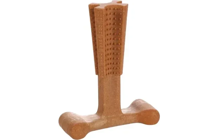 Flamingo Speelgoed Nyl'o Bamboo T-Bone met rundsmaak M