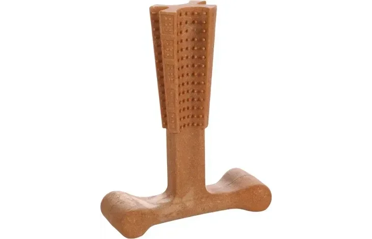 Flamingo Speelgoed Nyl'o Bamboo T-Bone met rundsmaak L