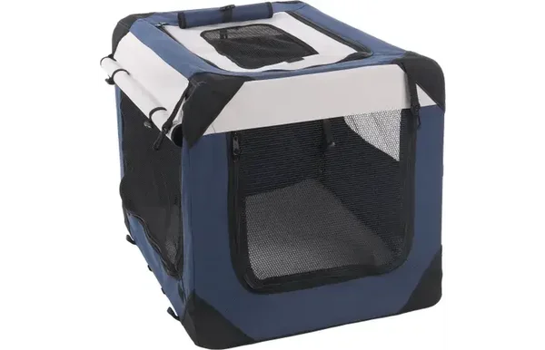 TRANSPORTKOOI GERONIMO BLAUW M | A:52cm B:70cm C:52cm