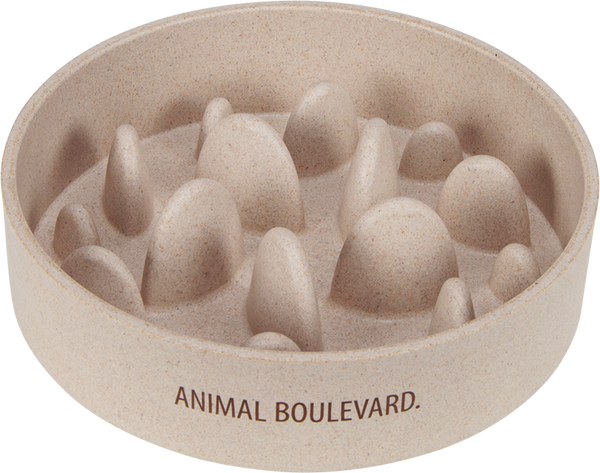 AB Bamboe Slow Feeder Crème-17cm