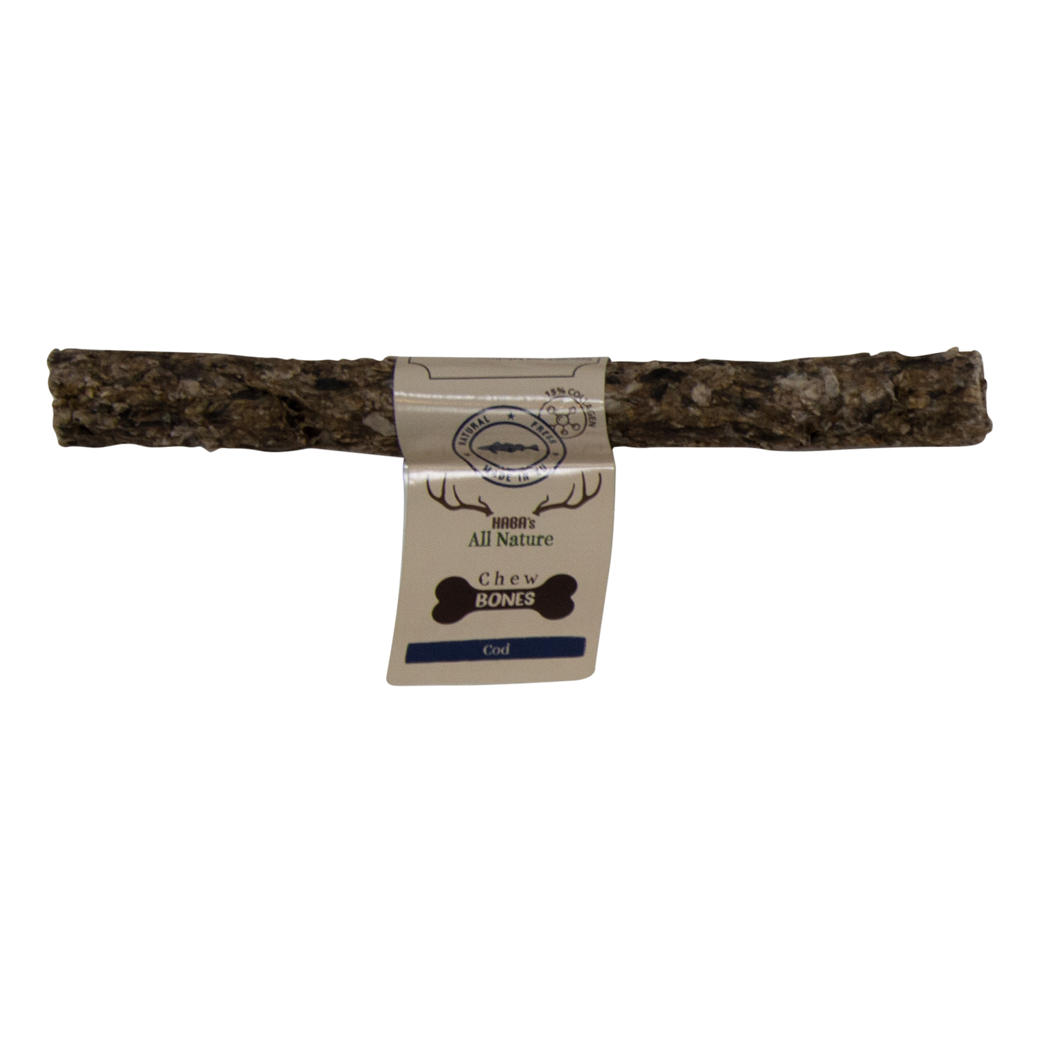 Kauwstick met 100% Kabeljauw L 80gr