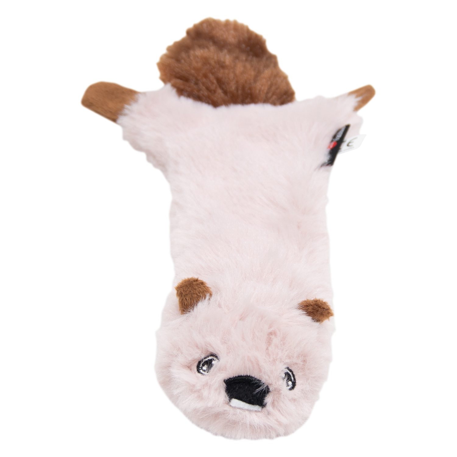 JV Flatties Knuffel-Bever knisperend 30cm Beige-S