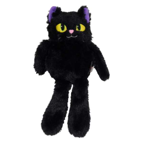 Jack and Vanilla House of Colors HALLOWEEN Hondenspeeltje kat met pieper Zwart-29CM