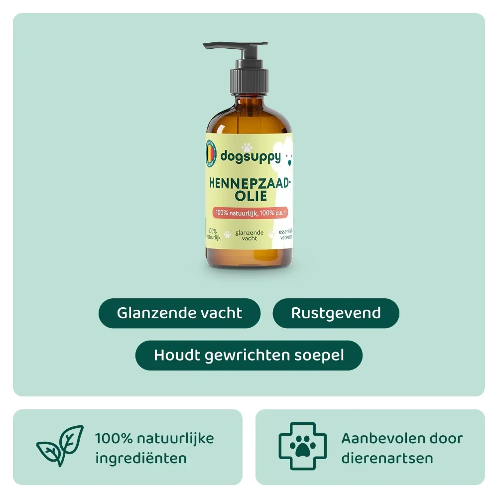 Hennepzaadolie 🌿 100% natuurlijk 💦 100 ml