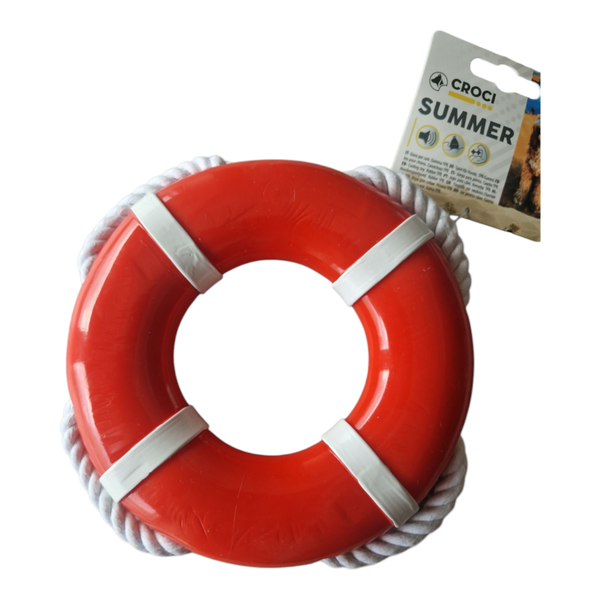 Hondenspeelgoed reddingsboei 15cm