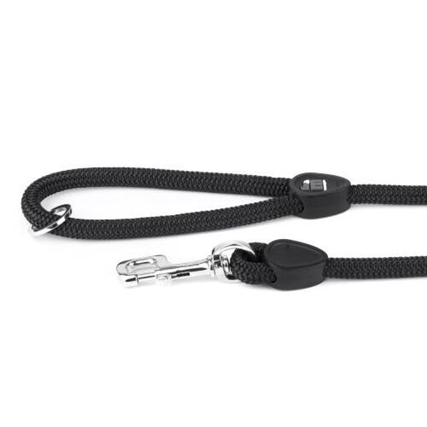 Zwarte memopet® touw riem 180x 0,8cm
