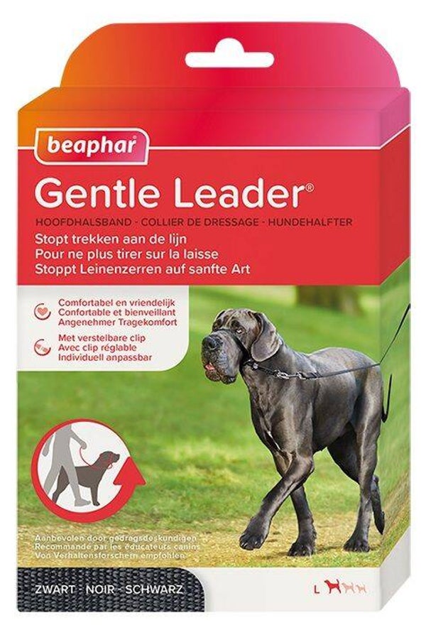 Beaphar Gentle Leader zwart grote hond