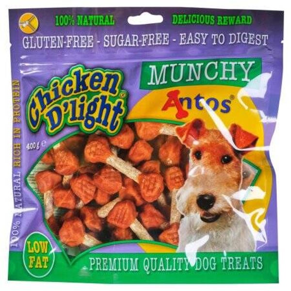 CHICKEN D'LIGHT MUNCHY 400 GR