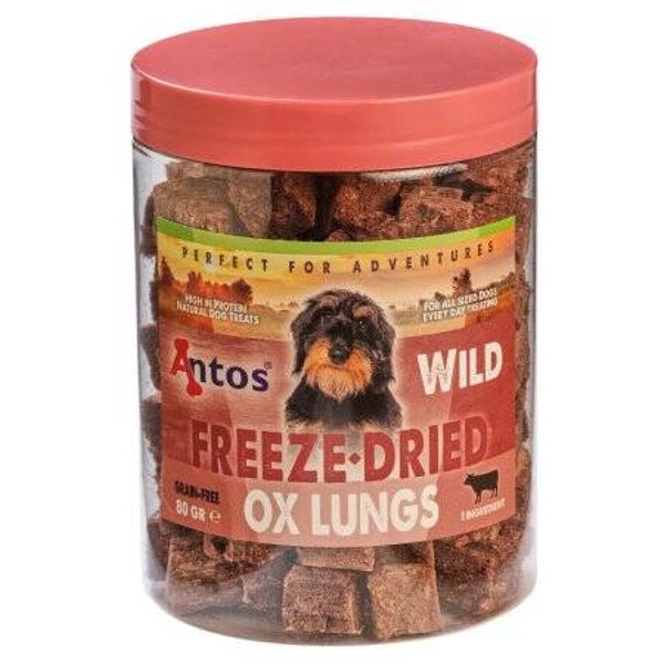 Gevriesdroogd os snack 80g