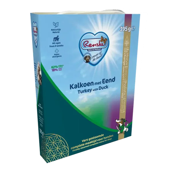 Renske vers hond adult kalkoen&eend 395gr