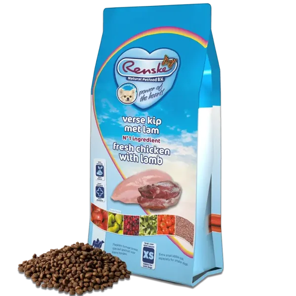 Renske droog hond adult mini verse kip&lam 2kg