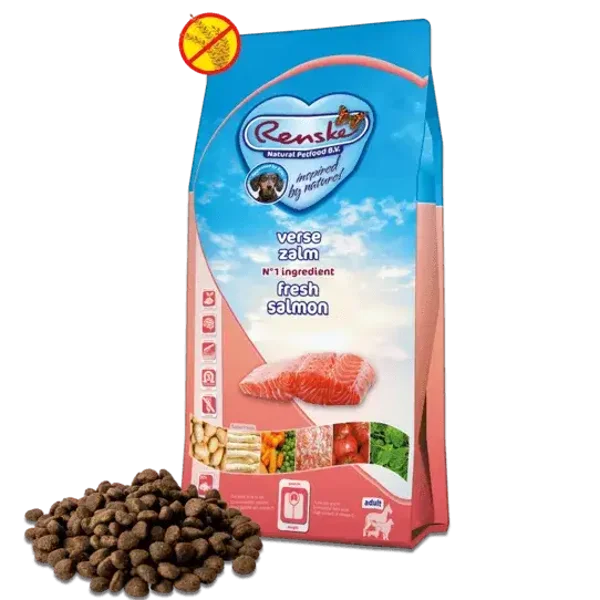 Renske Super Premium droog hond adult zalm graanvrij 12kg