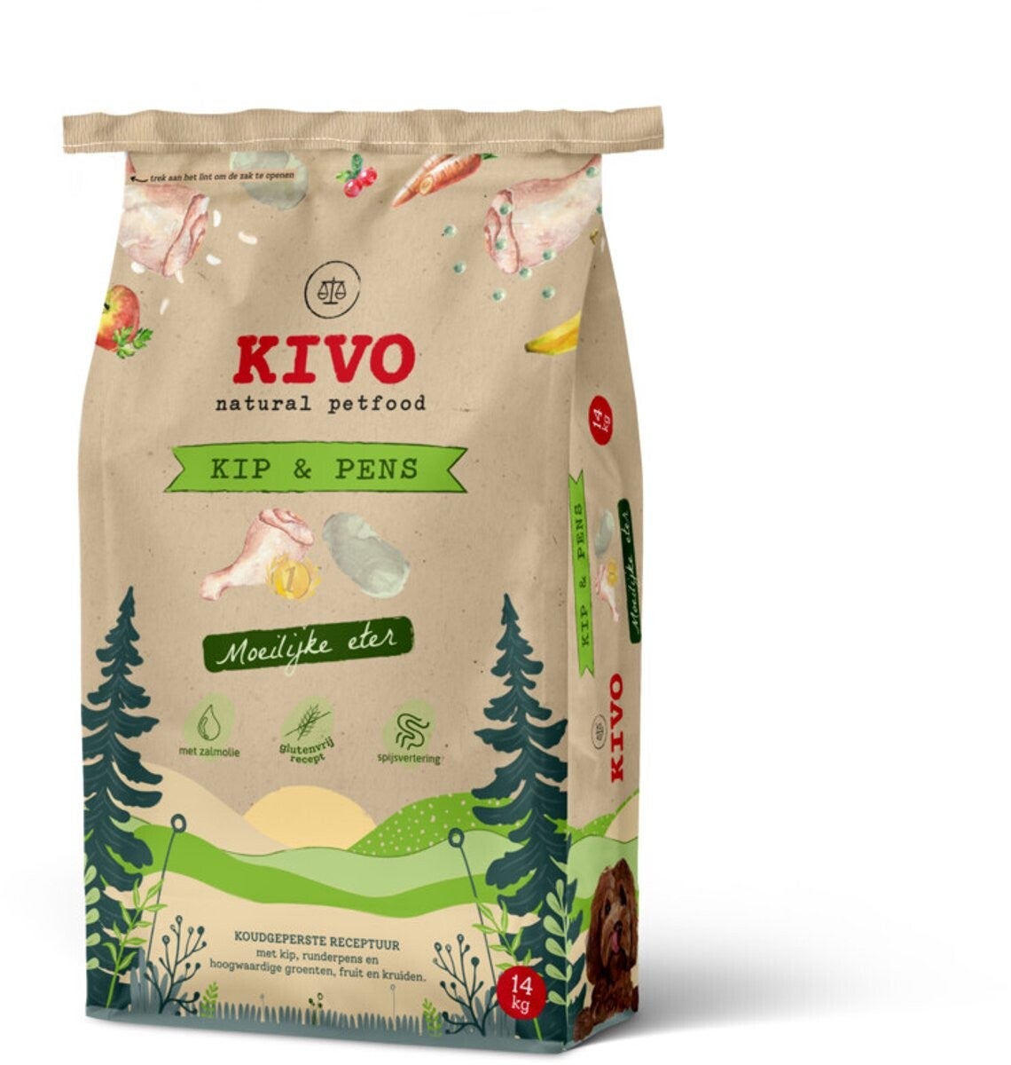Kivo kip&pens moeilijke eter glutenvrij 4kg