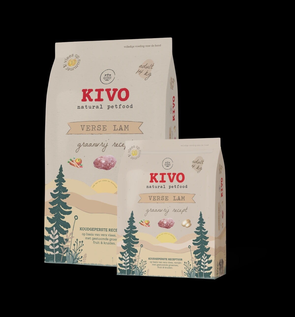 Kivo verse lam geperst graanvrij 14kg