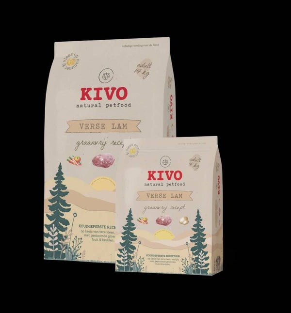 Kivo verse lam geperst graanvrij 14kg