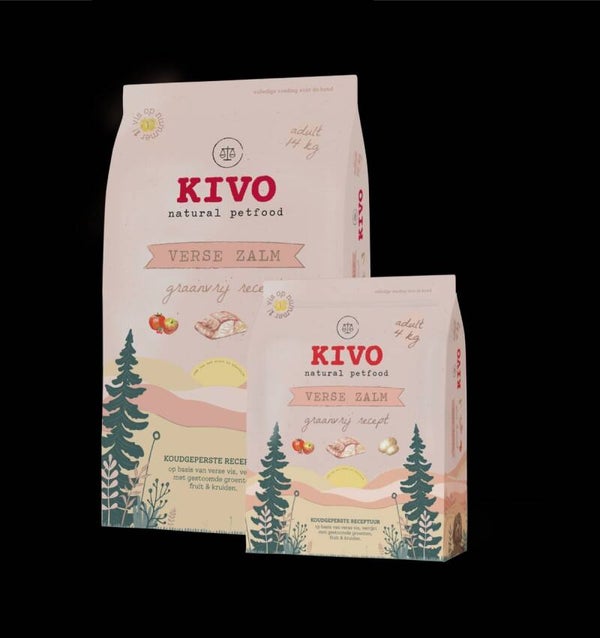 Kivo Verse Zalm Geperst Graanvrij 14kg