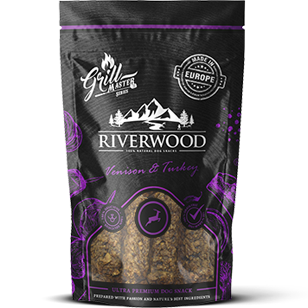 Riverwood grillmaster hert/kalkoen 100gr