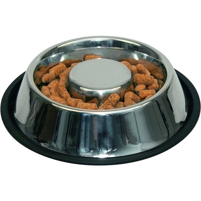 Topmast Anti- Schrokbak voerbak RVS 19 cm