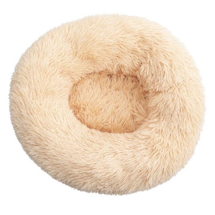 Topmast Fluffy Donut Dierenmand - 50 cm - Beige - S