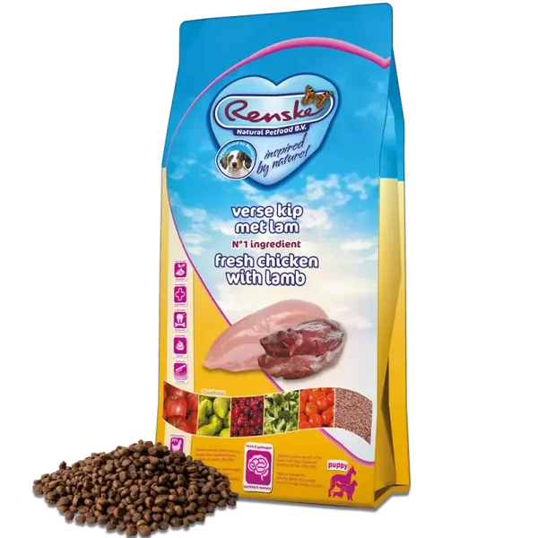 Renske droog puppy verse kip&lam 2kg