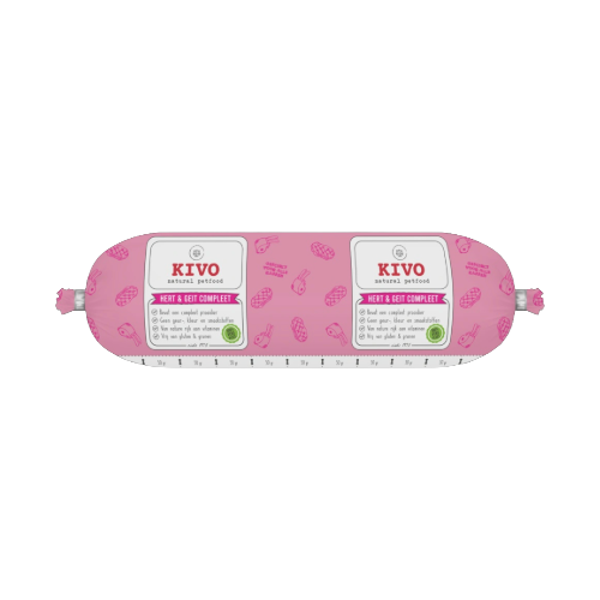 Kivo hert - geit compleet 500 gram