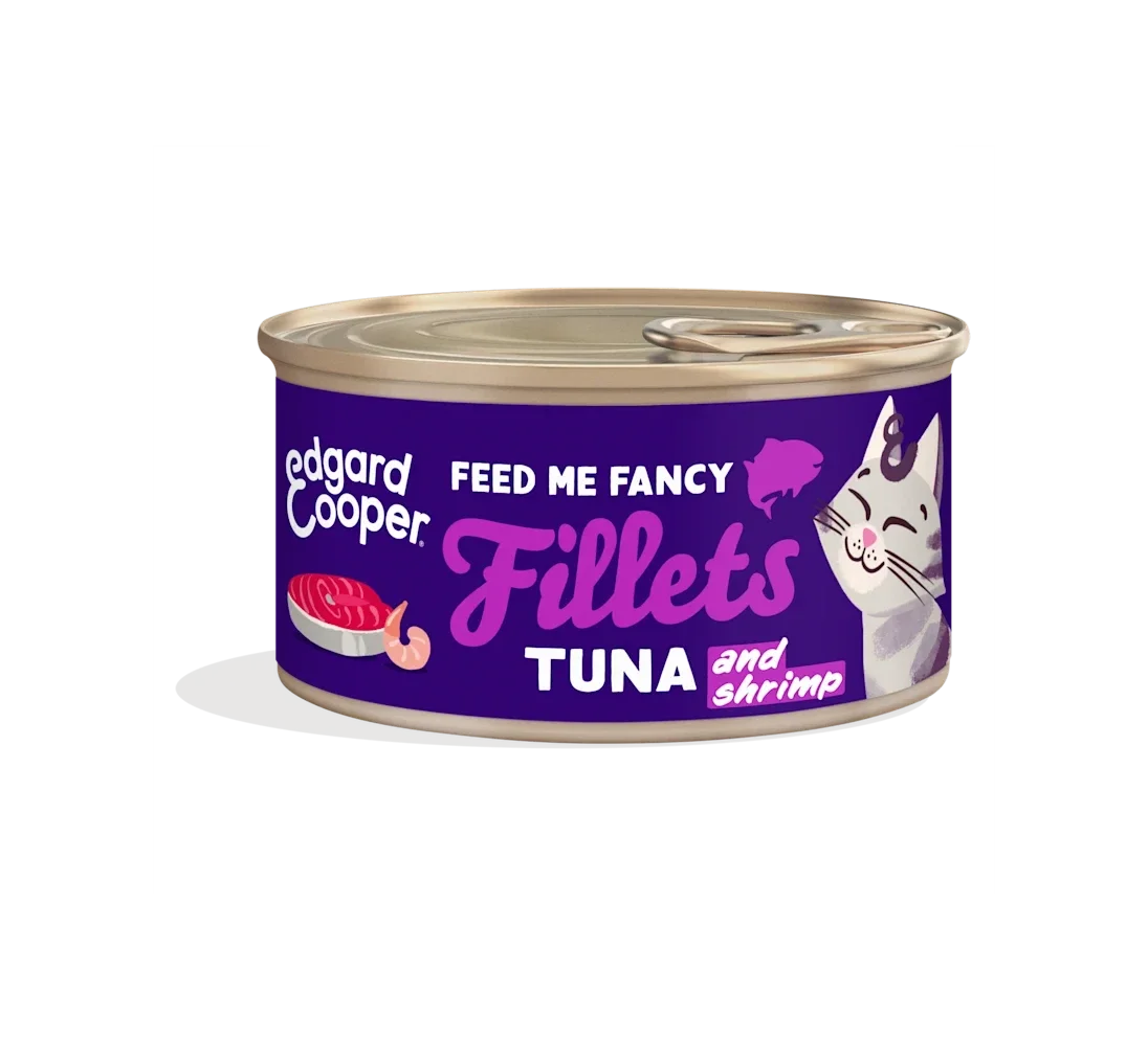 Edgard Cooper kat fillets tonijn en garnaal 70g