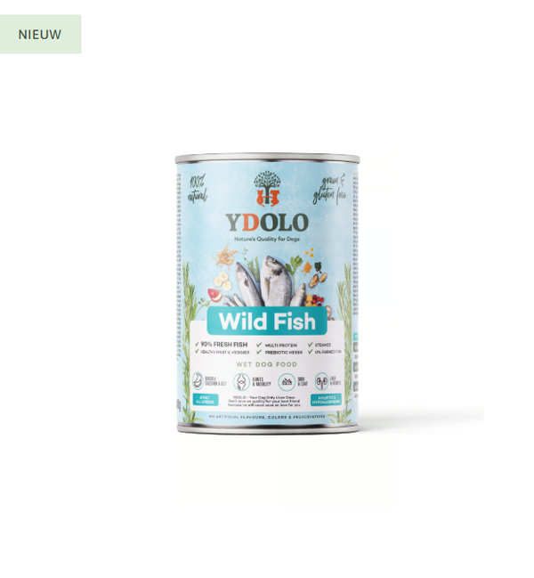 YDOLO Natvoer – Wild Fish 400gram