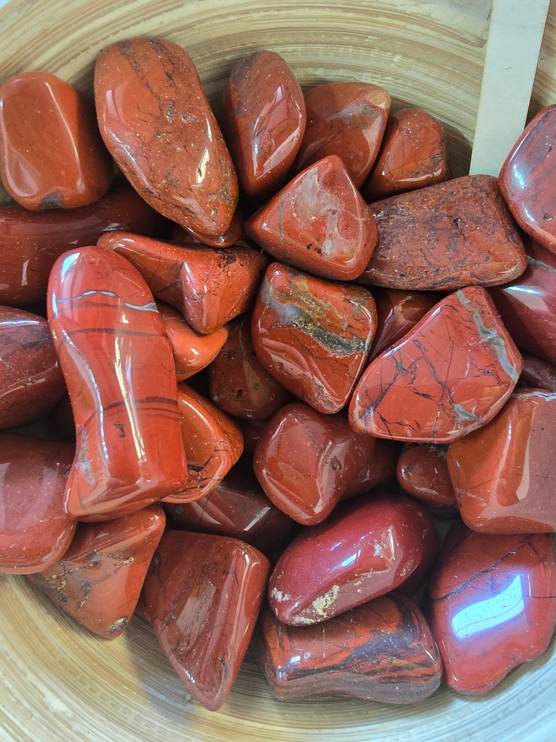 Diaspro rosso burattato