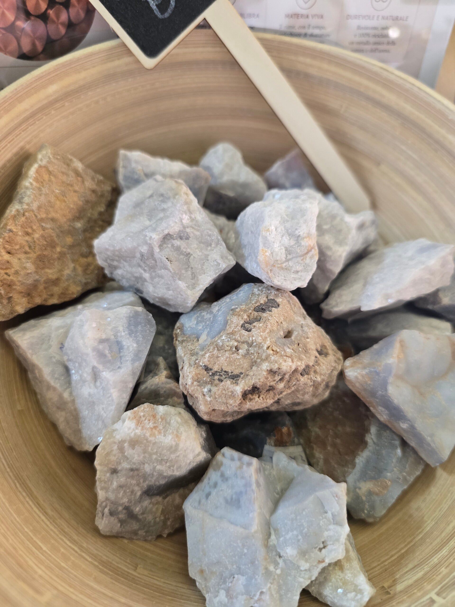 Calcite blu grezza
